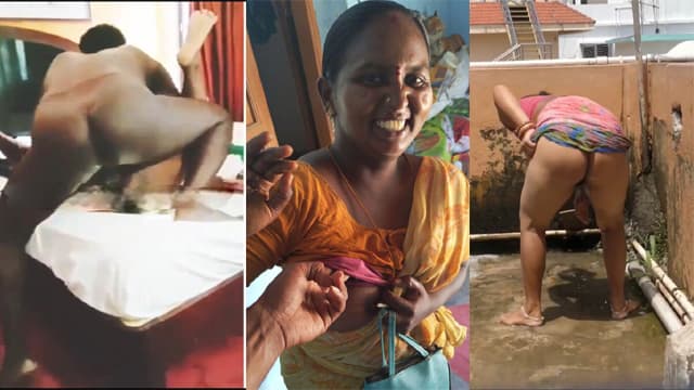 Tamil Aunty Boobs Pressed On Rooftop Threesome Fucking Videos 2026