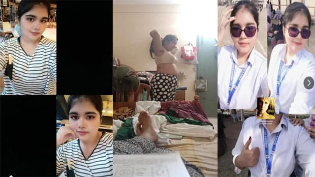 Horny Desi GF College – Showing Tits Pussy MMS