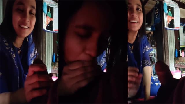 Desi Slim Babe – BF BJ Leaked Hard MMS