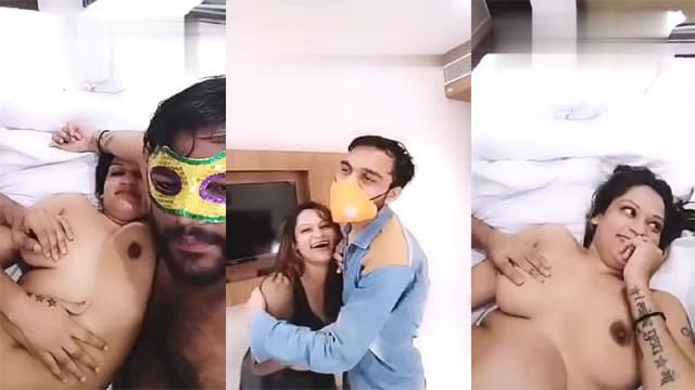 Desi Couple Hard Fuck – Threesome Hotel MMS