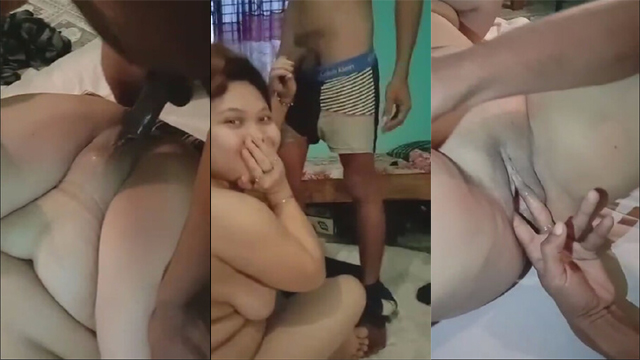 Undressed Wife Having Sex With One Guy Recorded Porn Video