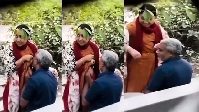 Desi Horny Bhabhi – Park Old Man Sucking Exposed