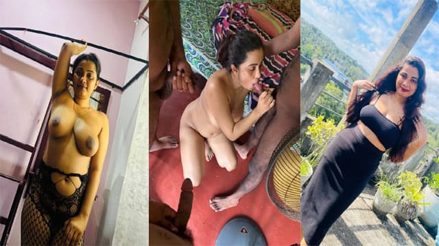 Gorgeous Desi Wife Having 4some with Her Husbands Friends