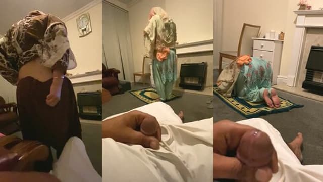 Muslim Hot Wife Doing Namaz Husband Jerking Mms Online