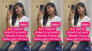 Niharika Aka Nikki Hard Riding Blowjob Full Face
