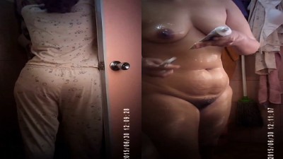Sexy Housewife Takes A Quick Shower Naked Mms Watch