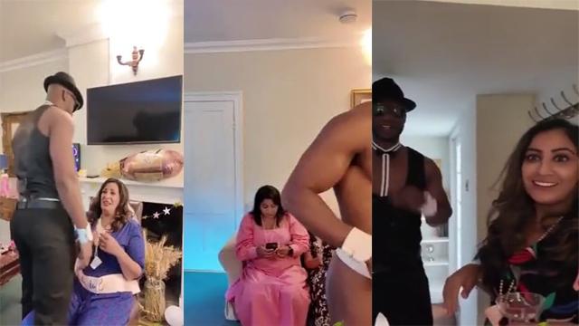 Multiple NRI Milf’s Entertaining With BBC Stripper MMS