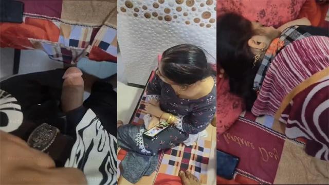 Tamil Mom Cleavage Secretly Captured Porn