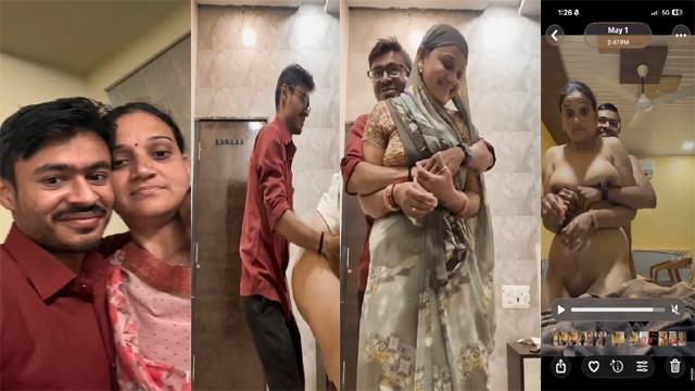 Rajasthani Mature Aunty Affair Fucking Young Neighbour Guy